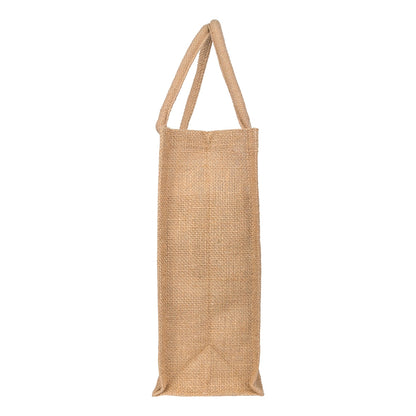 12x12x5 inch Natural Jute Bag – Without Zip — view 3
