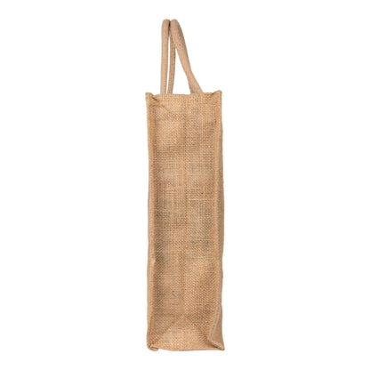18x16x5 inch Natural Jute Bag – With Zip — view 3