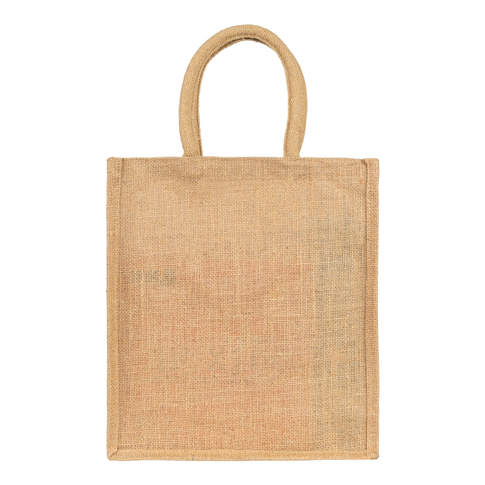 12x14x5 inch Natural Jute Bag – Without Zip — view 2
