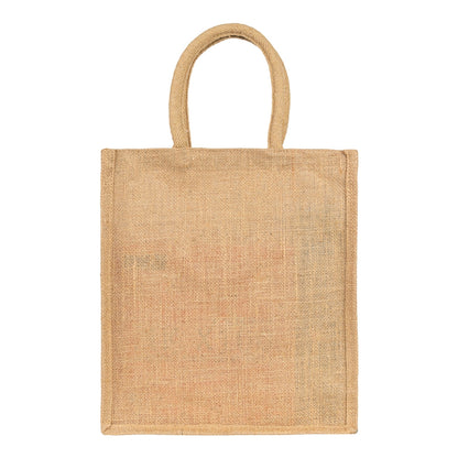 12x14x5 inch Natural Jute Bag – Without Zip — view 2