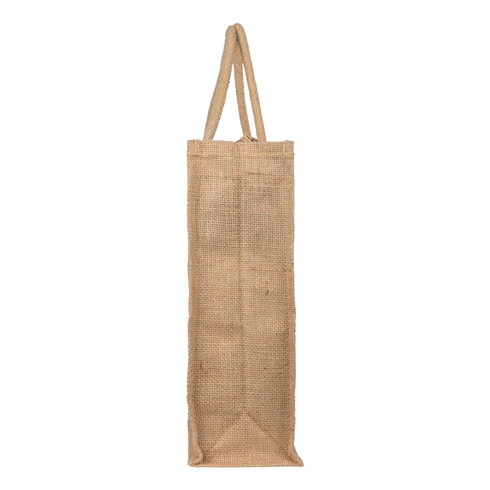 16x14x5 inch Natural Jute Bag – With Zip — view 3