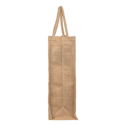 16x14x5 inch Natural Jute Bag – With Zip — view 3