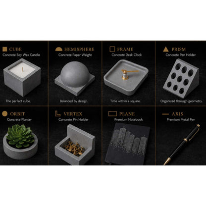 Geometry Collection — details and available finishes
