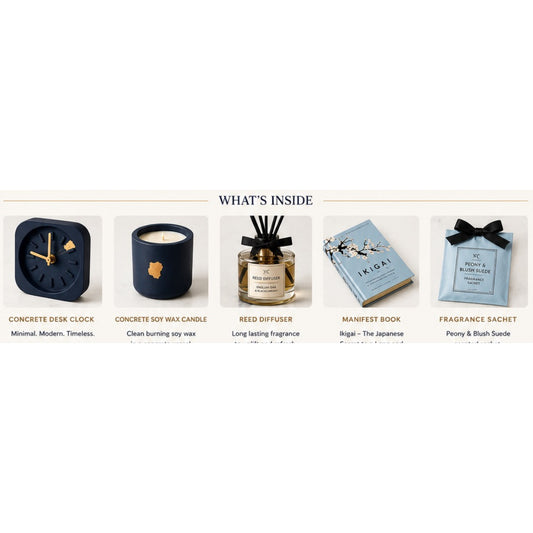 Serenity Collection — details and available finishes
