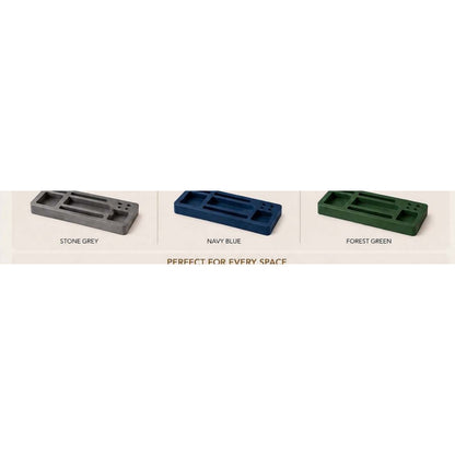 Organic Desk Dock — details and available finishes