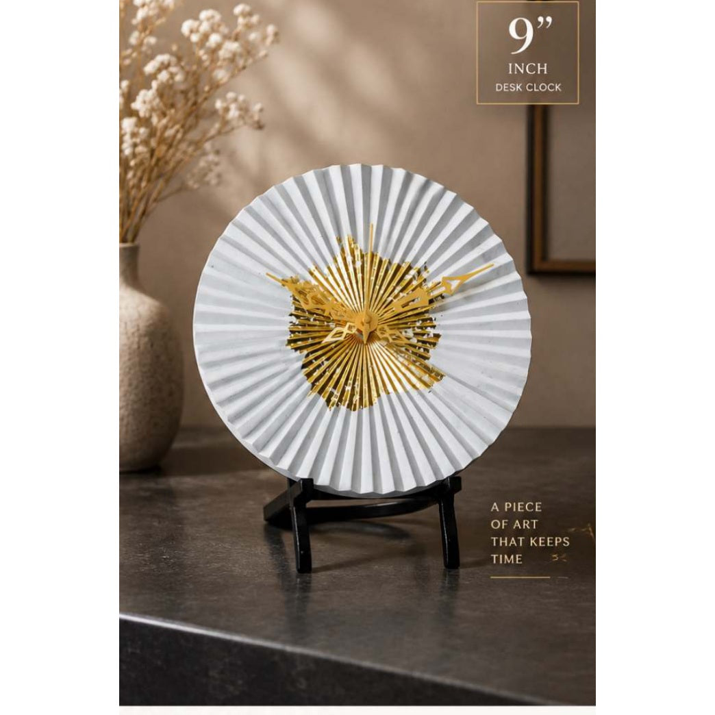 Radiance Concrete Desk Clock — product view
