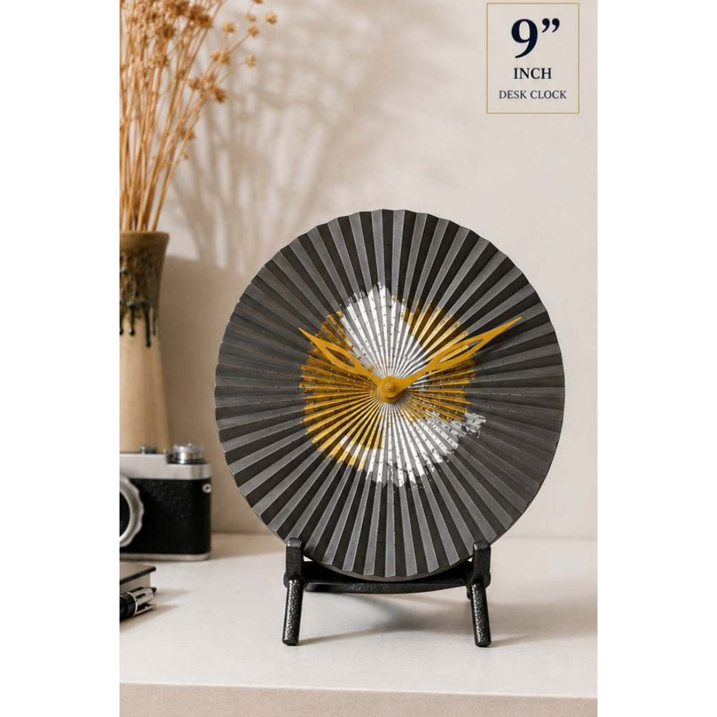 Radiance Concrete Desk Clock — product view