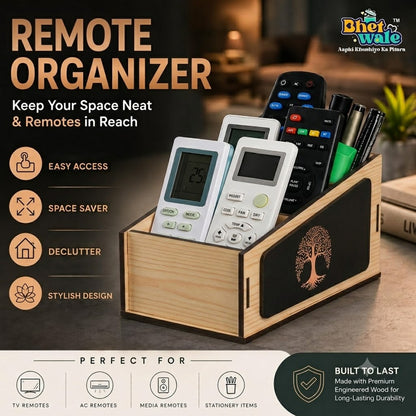 3-Compartment  Remote Stand