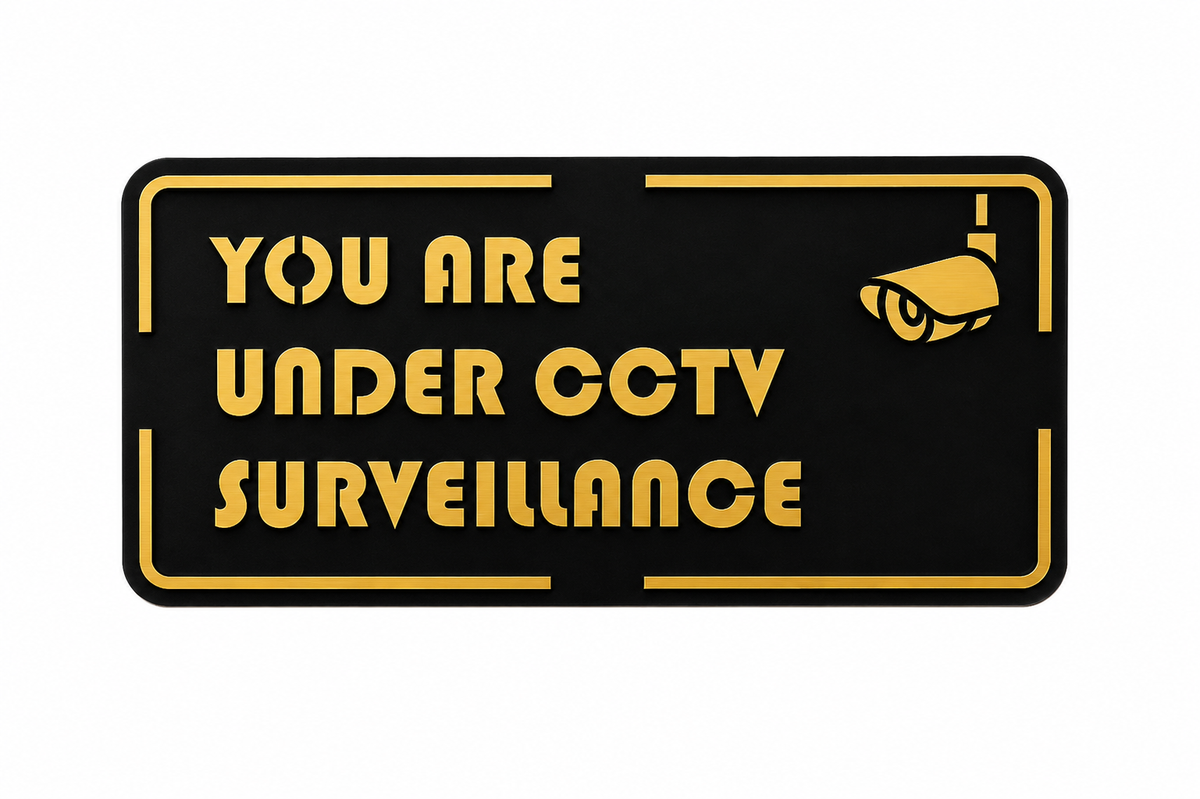 CCTV  Sign Board