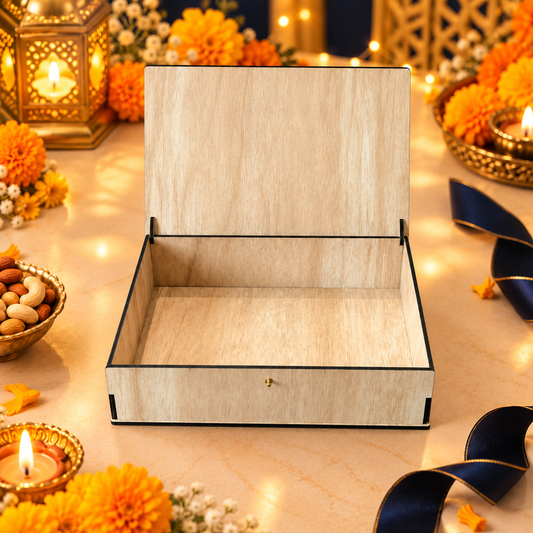 Prelam MDF Box – 12x8x3 Inch – secondary view in Diwali setting