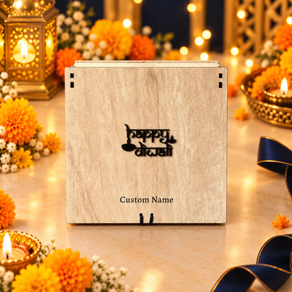 Prelam MDF Box – 8x8x3 Inch – primary view in Diwali setting
