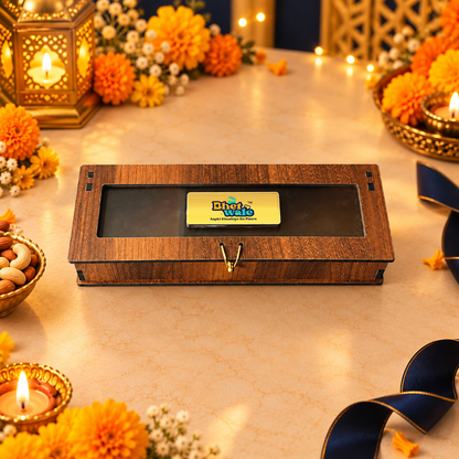 Prelam MDF Dryfruit Box – 3 Slab (60gm) – primary view in Diwali setting